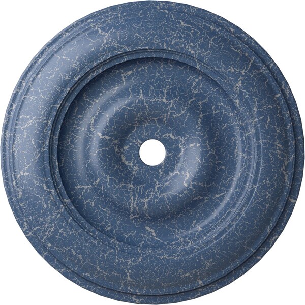 Ekena Millwork Classic Ceiling Medallion (Fits Canopies up to 8 1/4"), 44 1/2"OD x 4"ID x 4 "P, Americana Crackle CM44CLAMC - main